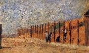 Georges Seurat Piling Farmer oil on canvas